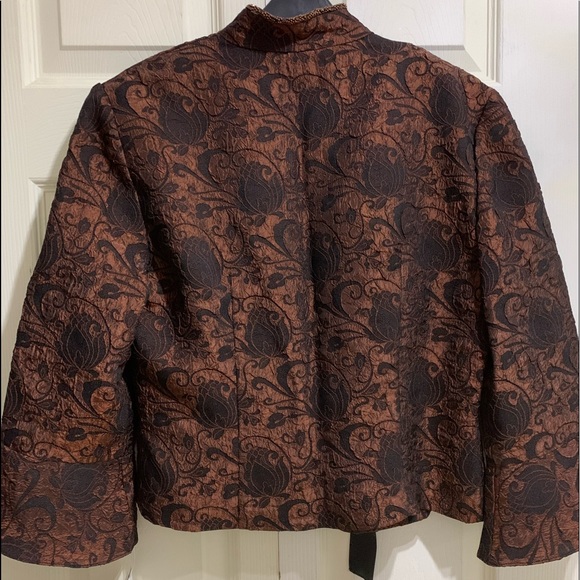 Joseph Ribkoff Brown/Black jacket in Size 12 - Fits like Size 8 - Picture 2 of 2